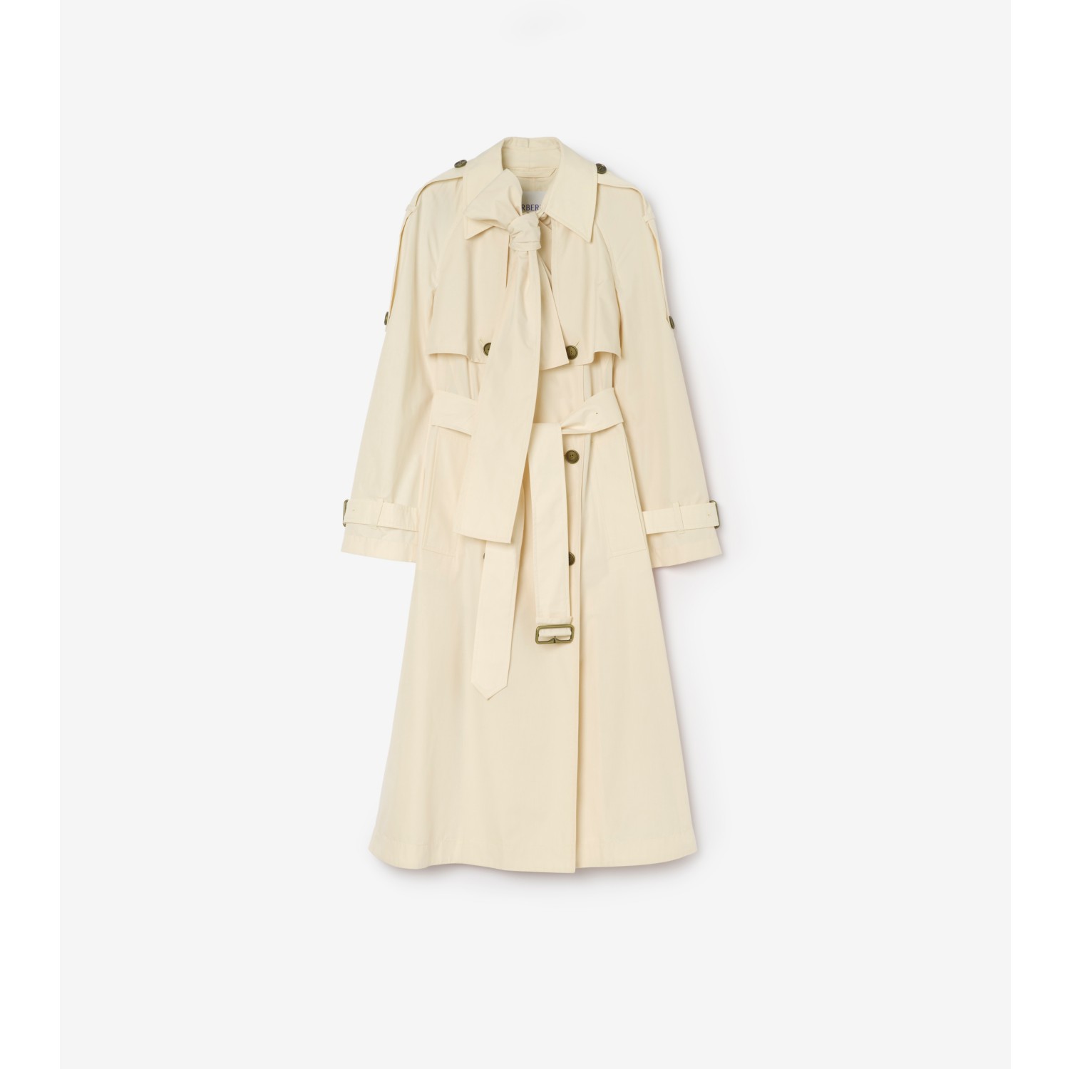 Langer Trenchcoat „Trerose“ aus Canvas