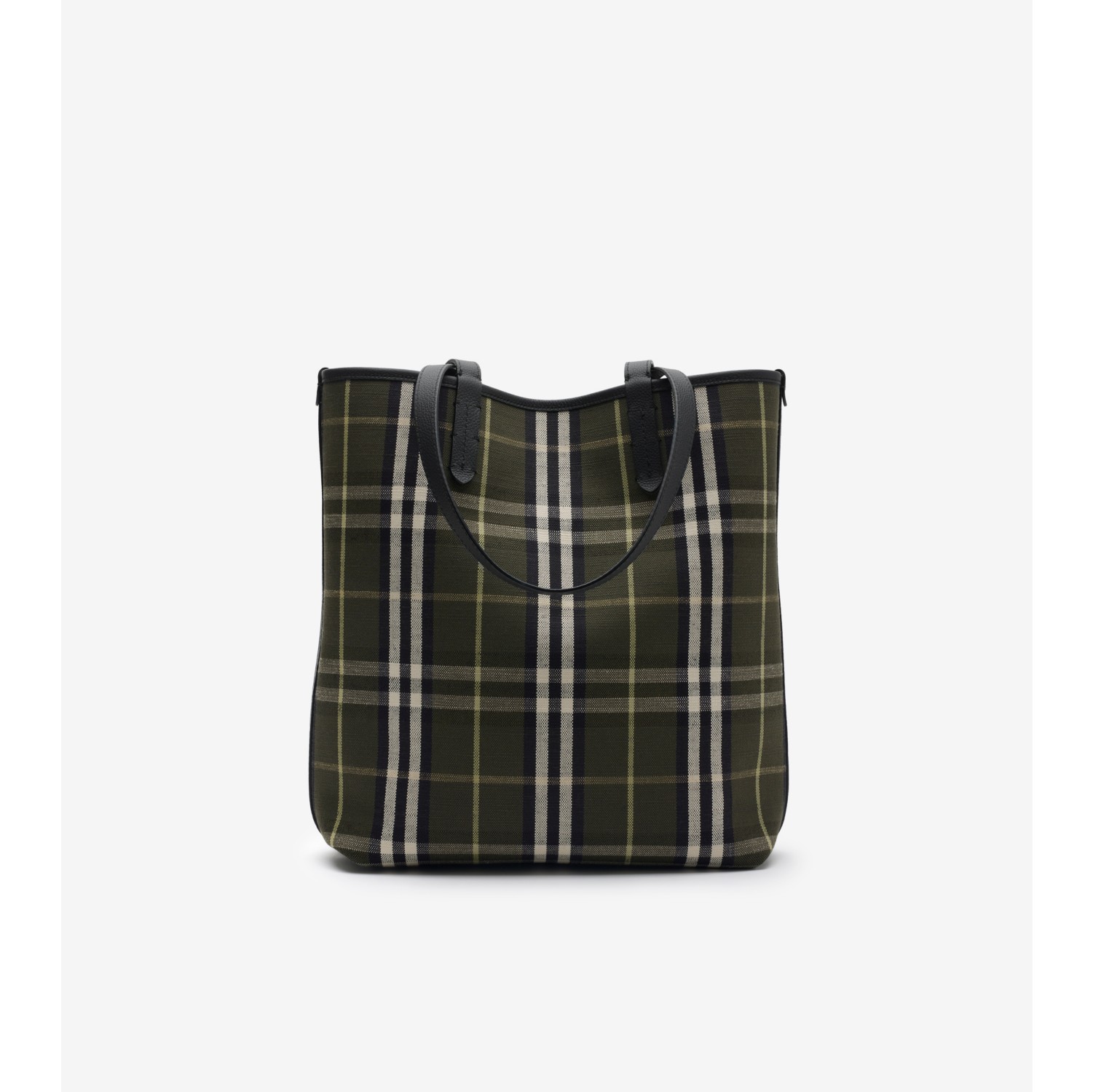 Reversible Bloomsbury North South Tote​ in Thicket green/slate - Men | Burberry® Official