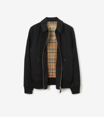 Soho Heritage Harrington Jacket in Black - Men | Burberry® Official