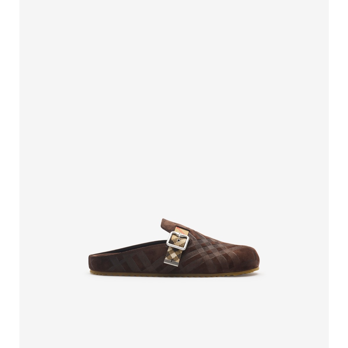  Check Suede Urchin Clogs