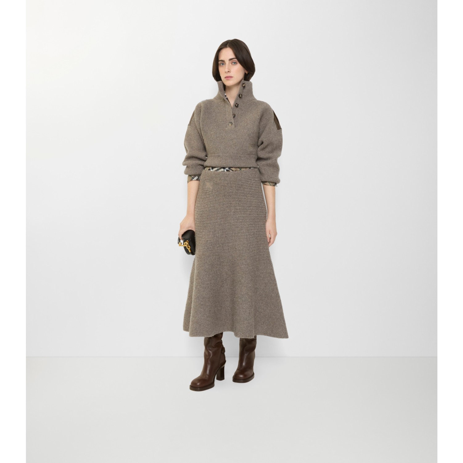 Wool Blend Skirt