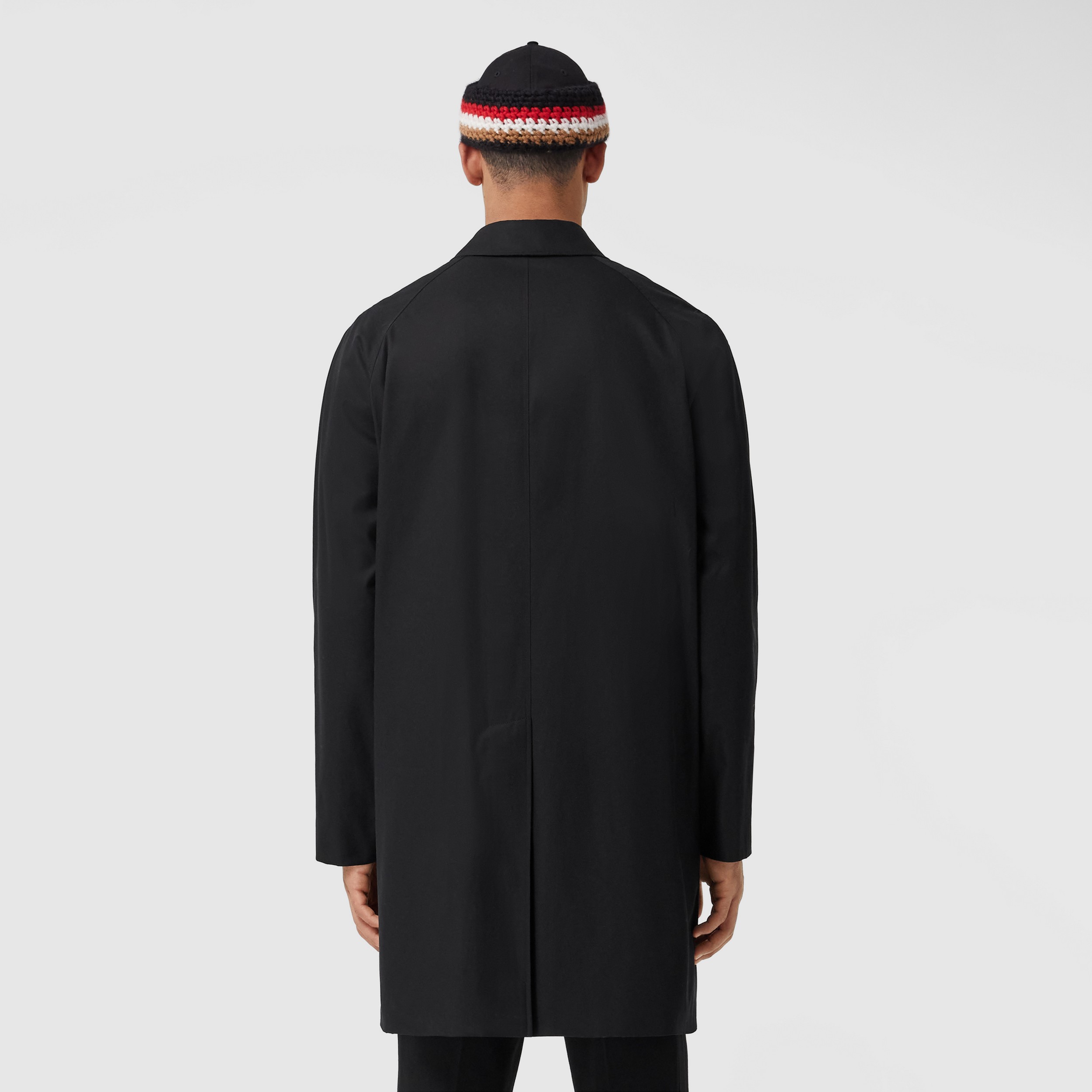 Cotton Gabardine Car Coat in Black - Men | Burberry® Official - 3