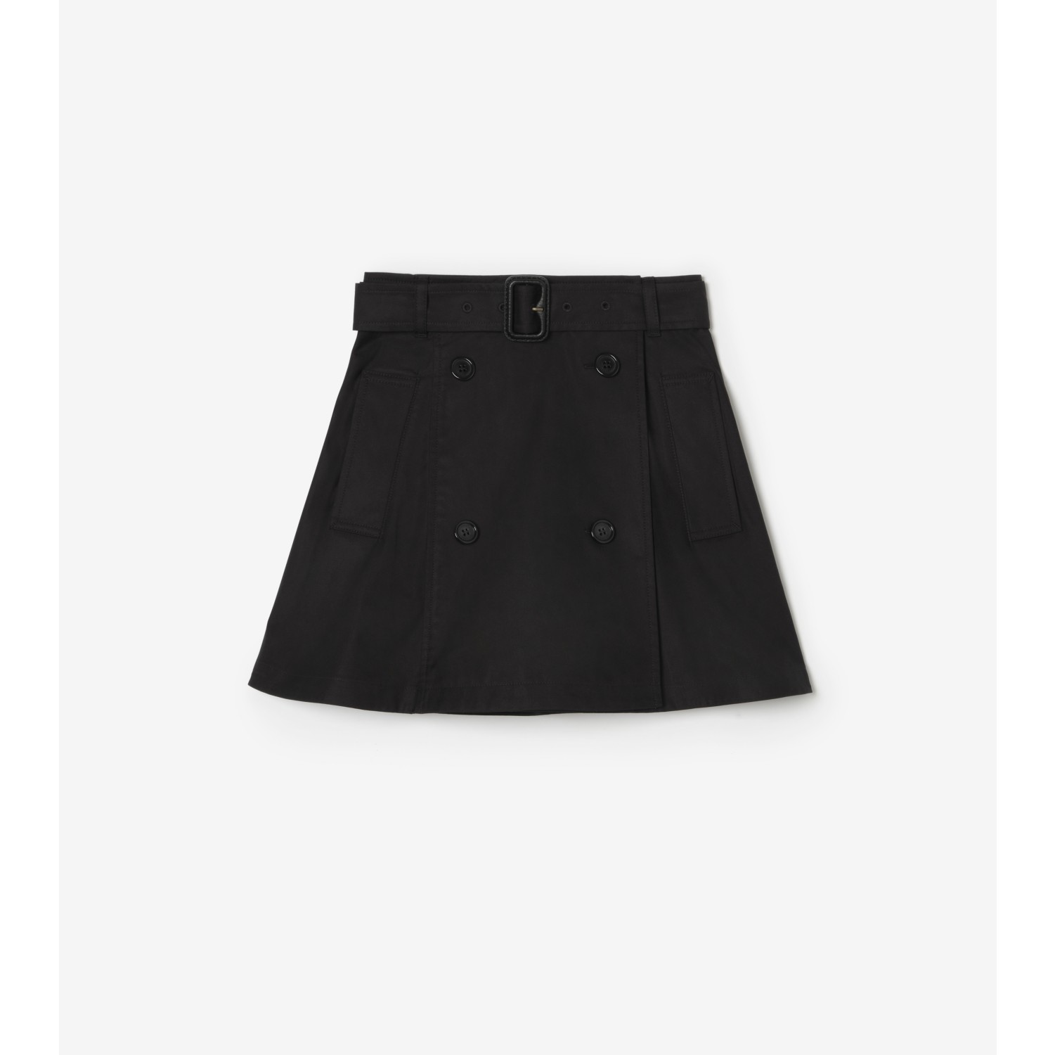 Cotton Trench Skirt