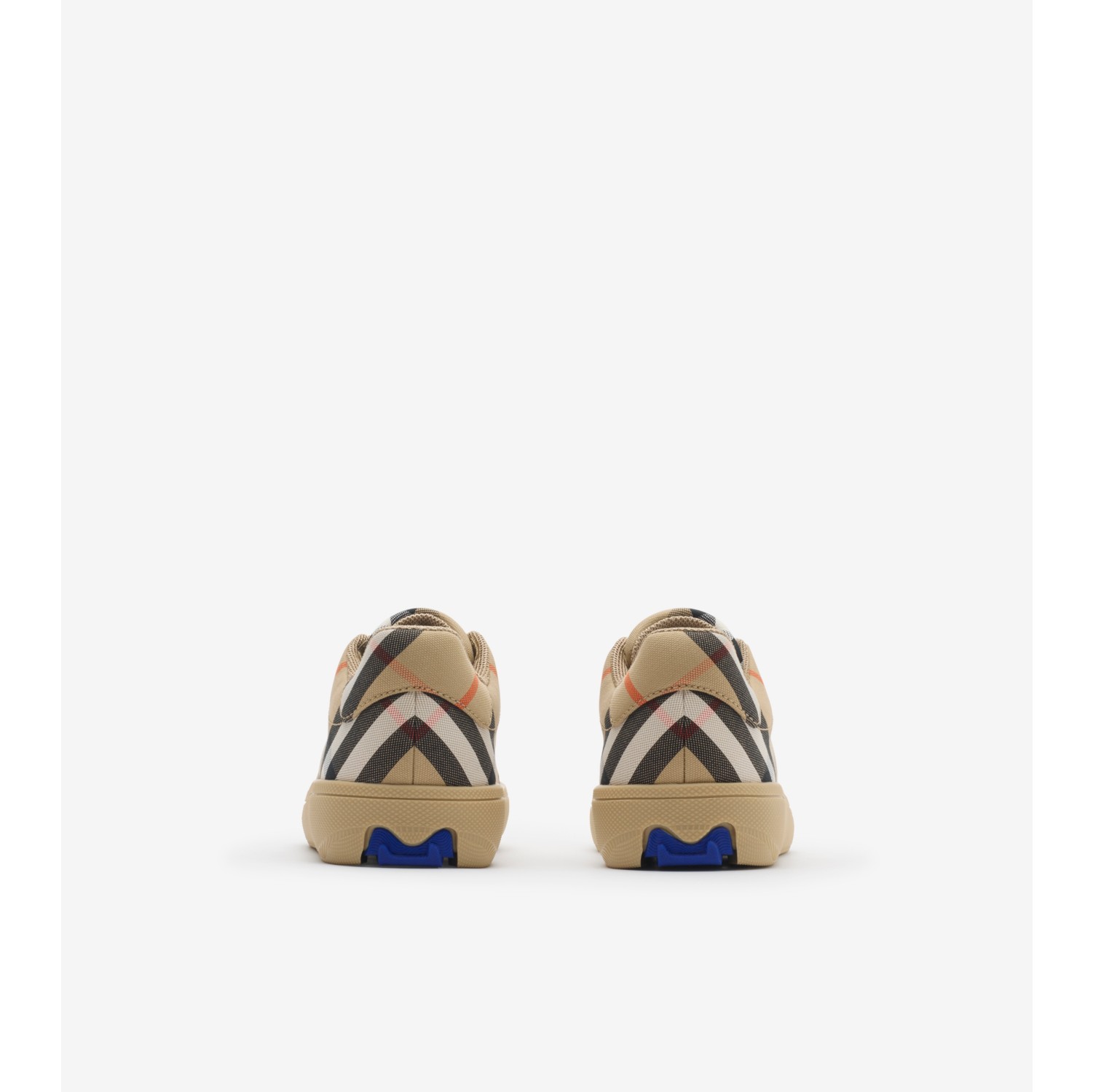 Check Cotton Sneakers