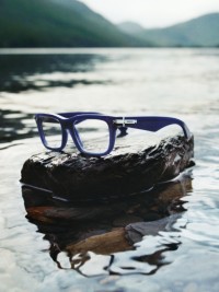 Burberry Optical Eyewear, placed on a Rock