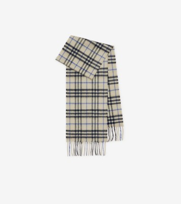 Burberry white cashmere scarf best sale