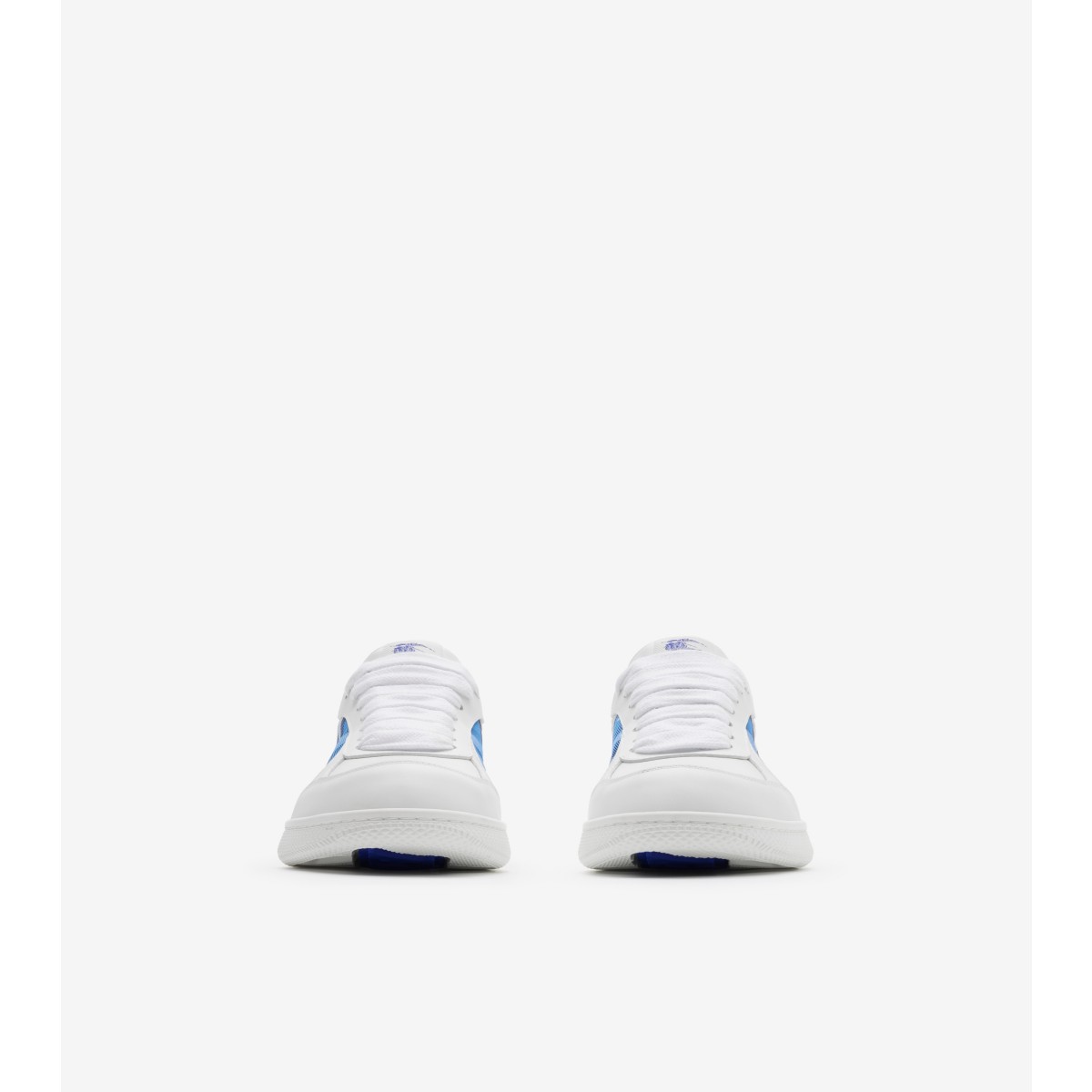  Check Leather and Terrace Sneakers​