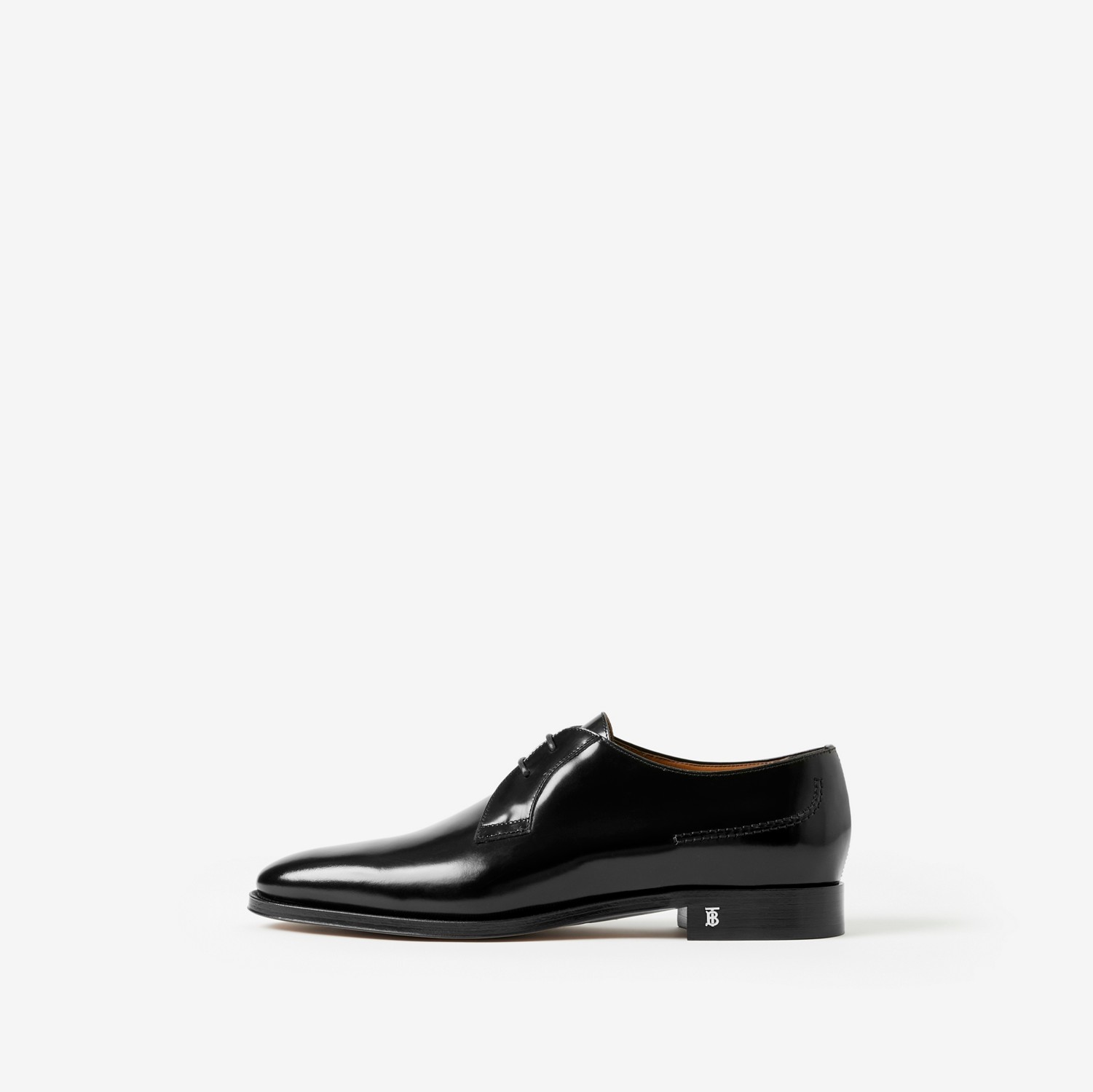Patent Leather Derby Shoes in Black - Men | Burberry® Official