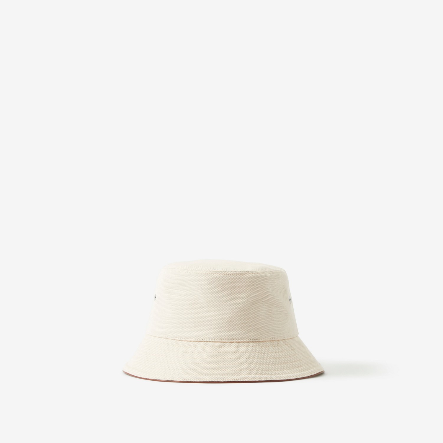 Horseferry Motif Cotton Bucket Hat in Natural | Burberry® Official