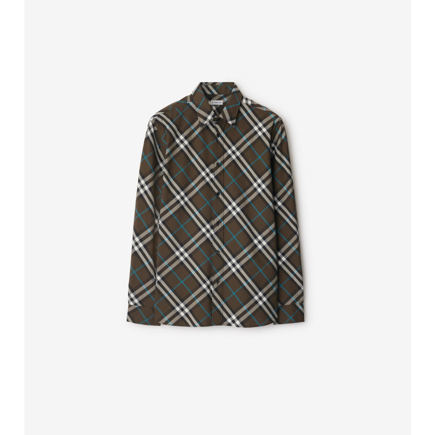 Burberry check cotton shirt best sale