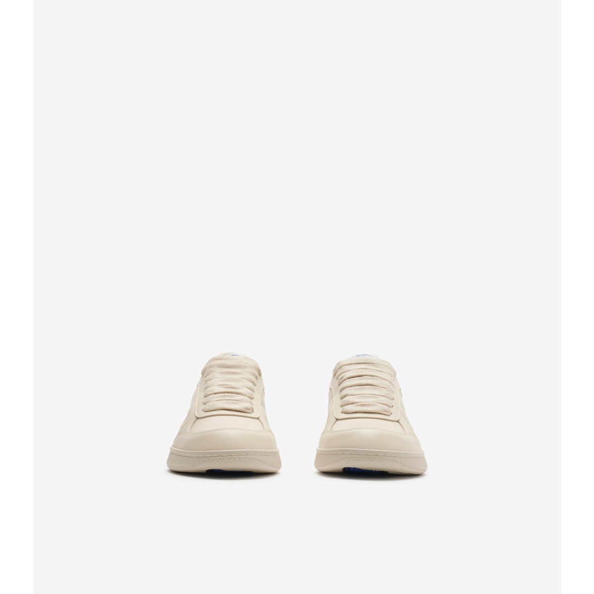  Check Leather and Terrace Sneakers​