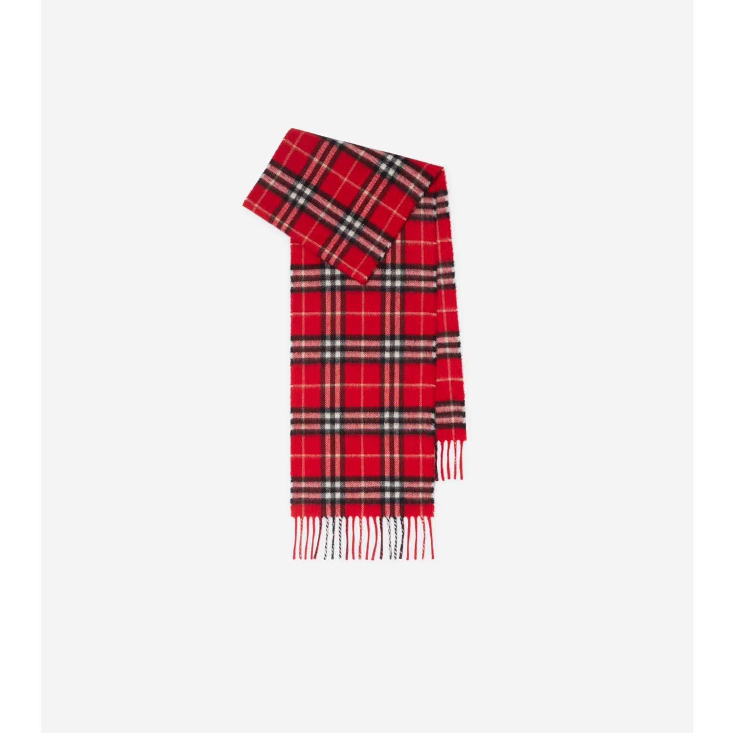 Check Cashmere Scarf