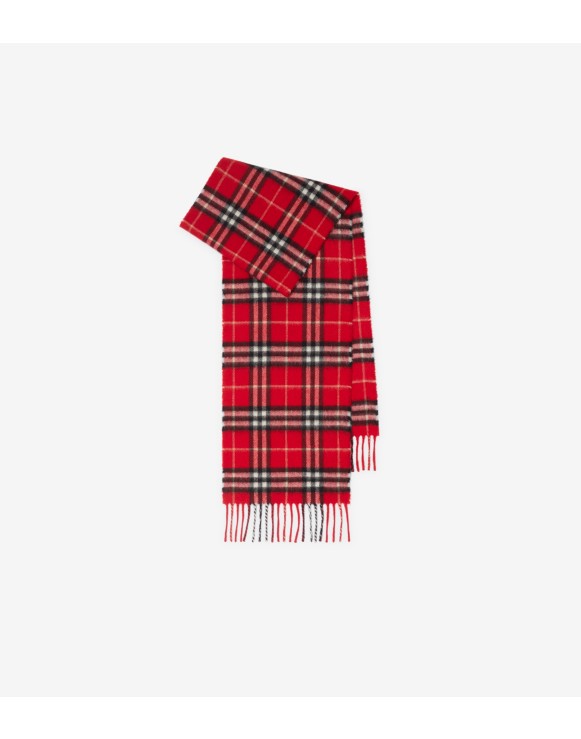Check Cashmere Scarf