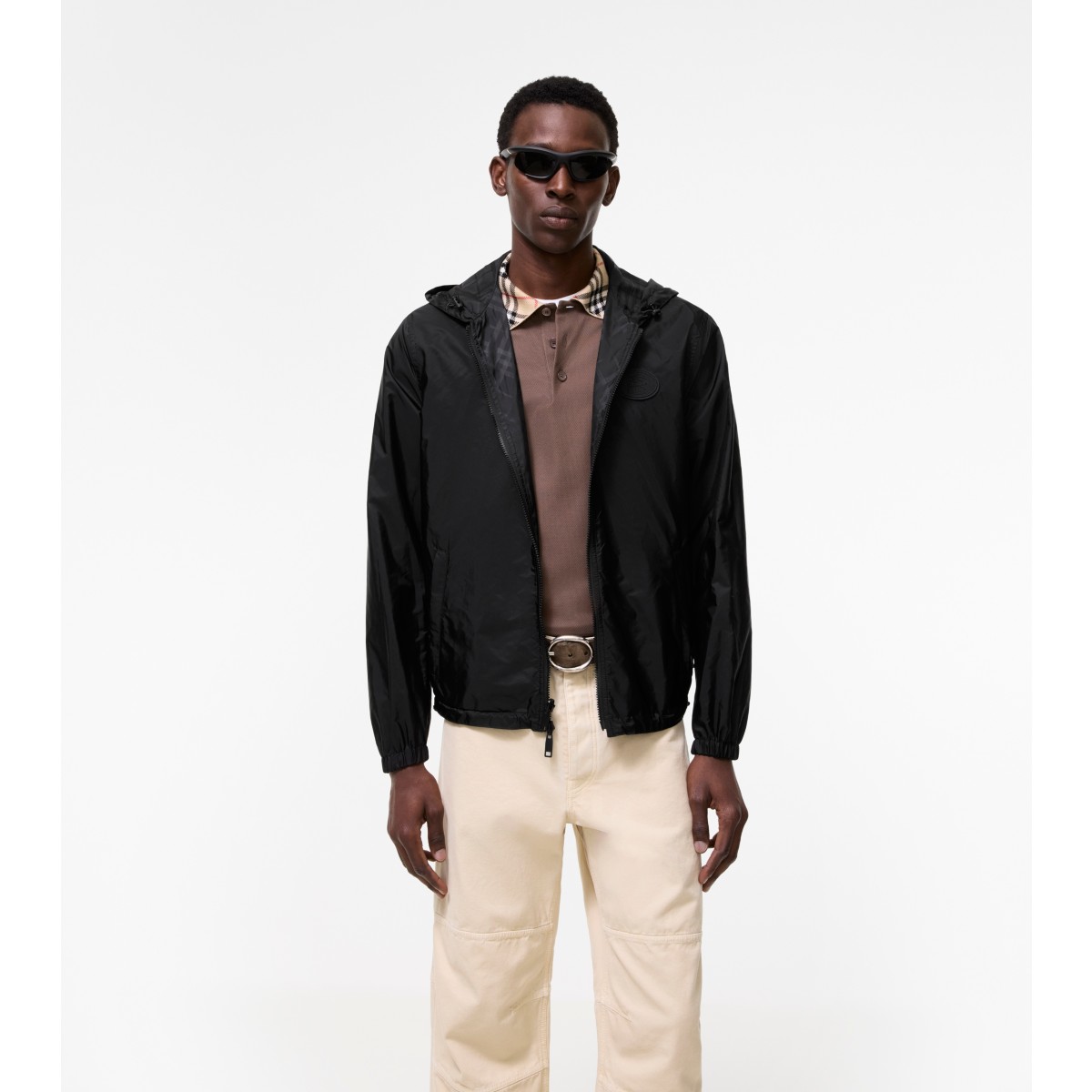  Check Reversible Newport Hooded Jacket