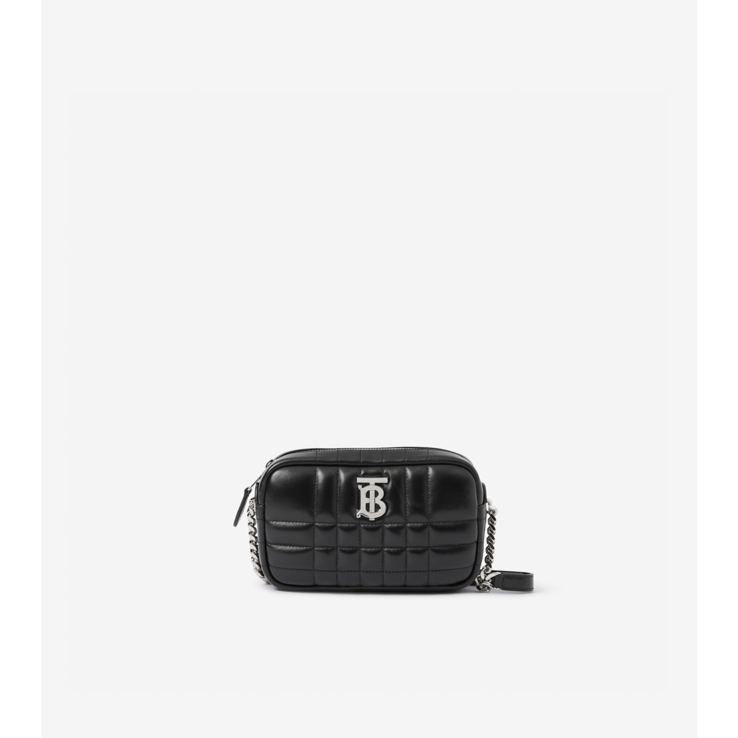 Burberry Lola Small Check-Quilted Shoulder Bag