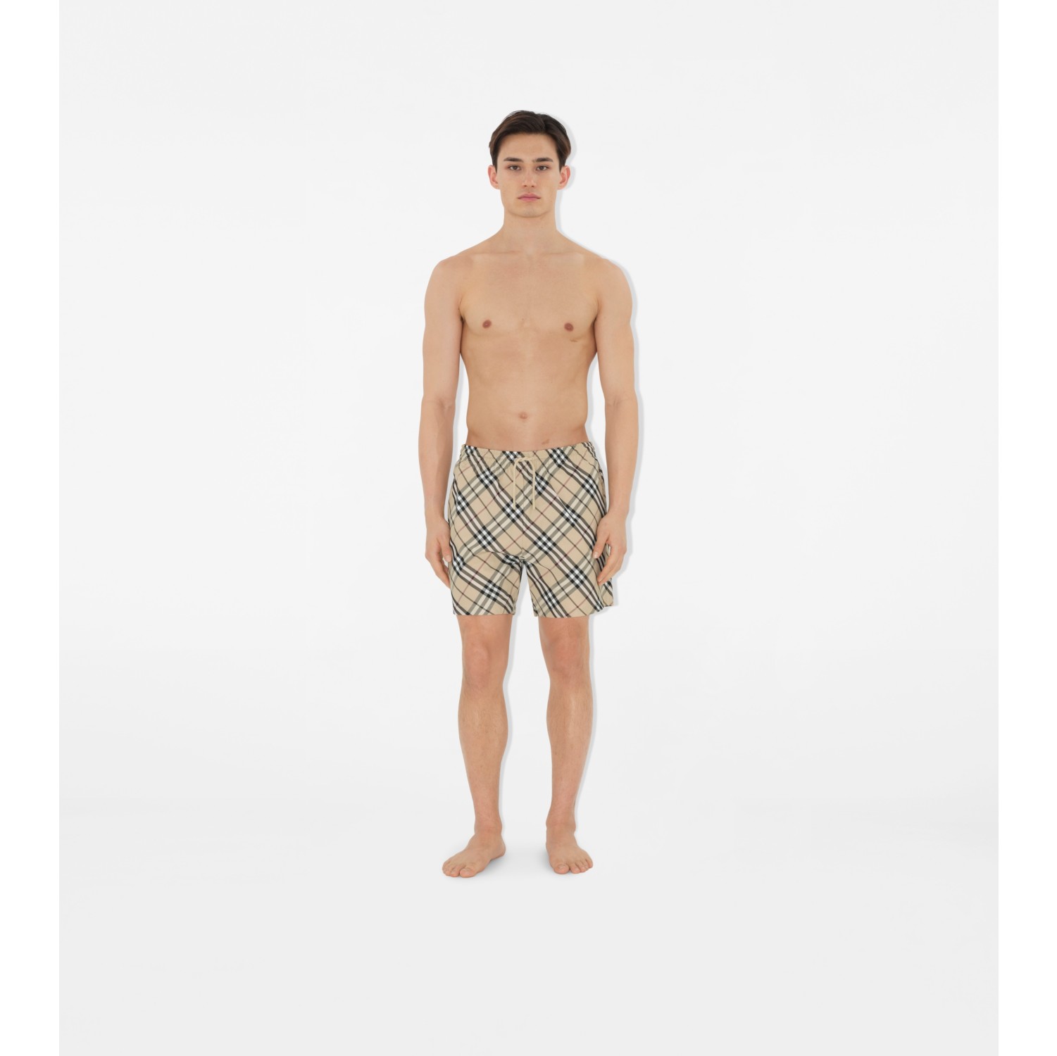 Schwimmshorts in Check