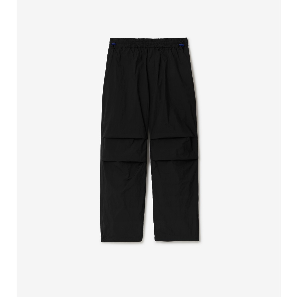 Shop Burberry Nylon Cargo Trousers In Black