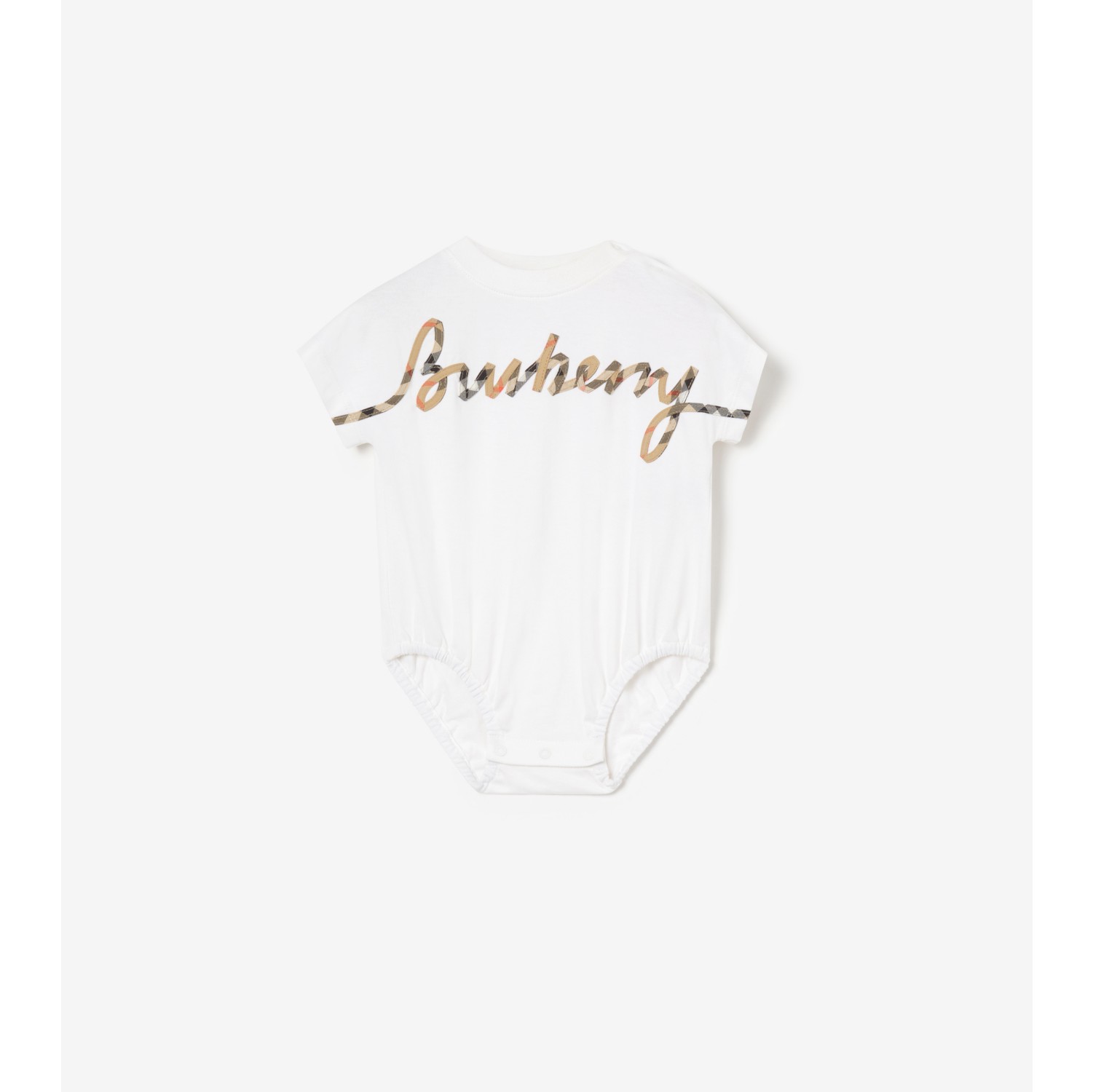 Body en coton avec logo en cursive Check