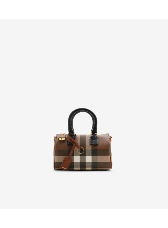 ウィメンズ デザイナーバッグ | チェック&レザーバッグ | Burberry