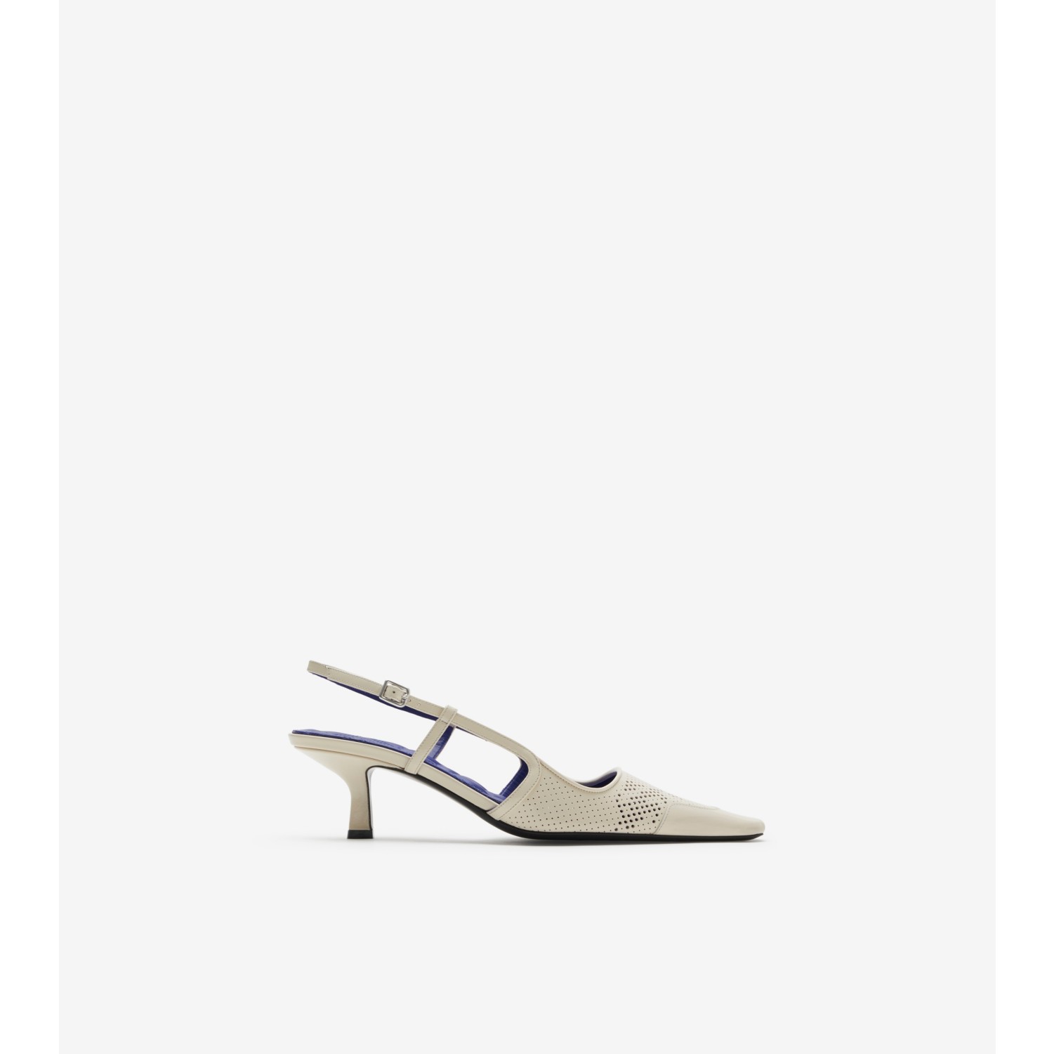 Scarpins slingback Chisel de couro​