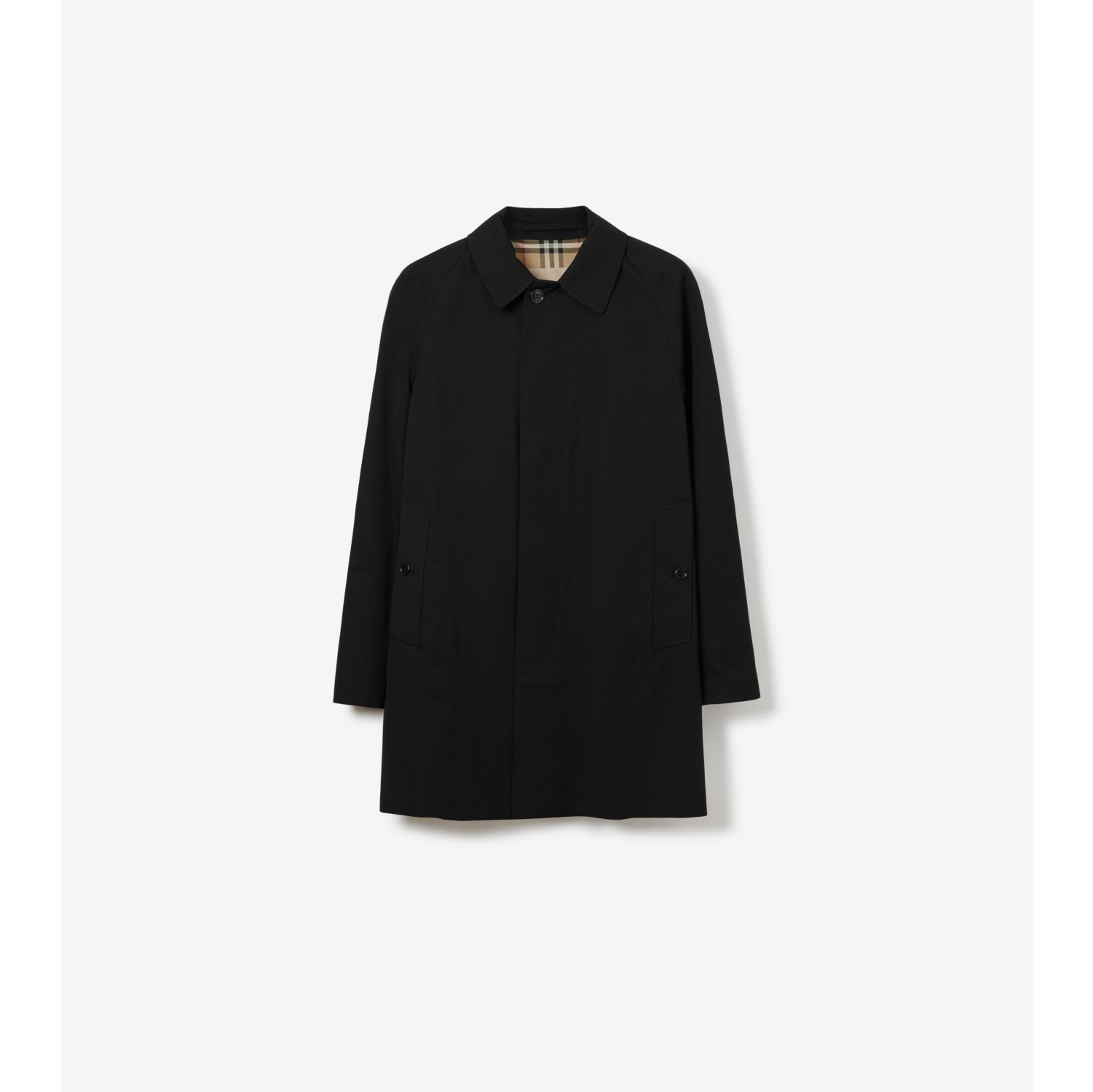 Camden Heritage Car Coat in Black - Men | Burberry® Official
