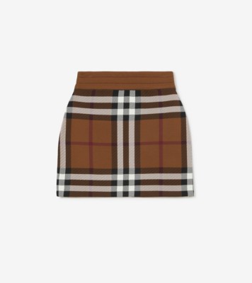 Burberry short best sale skirt