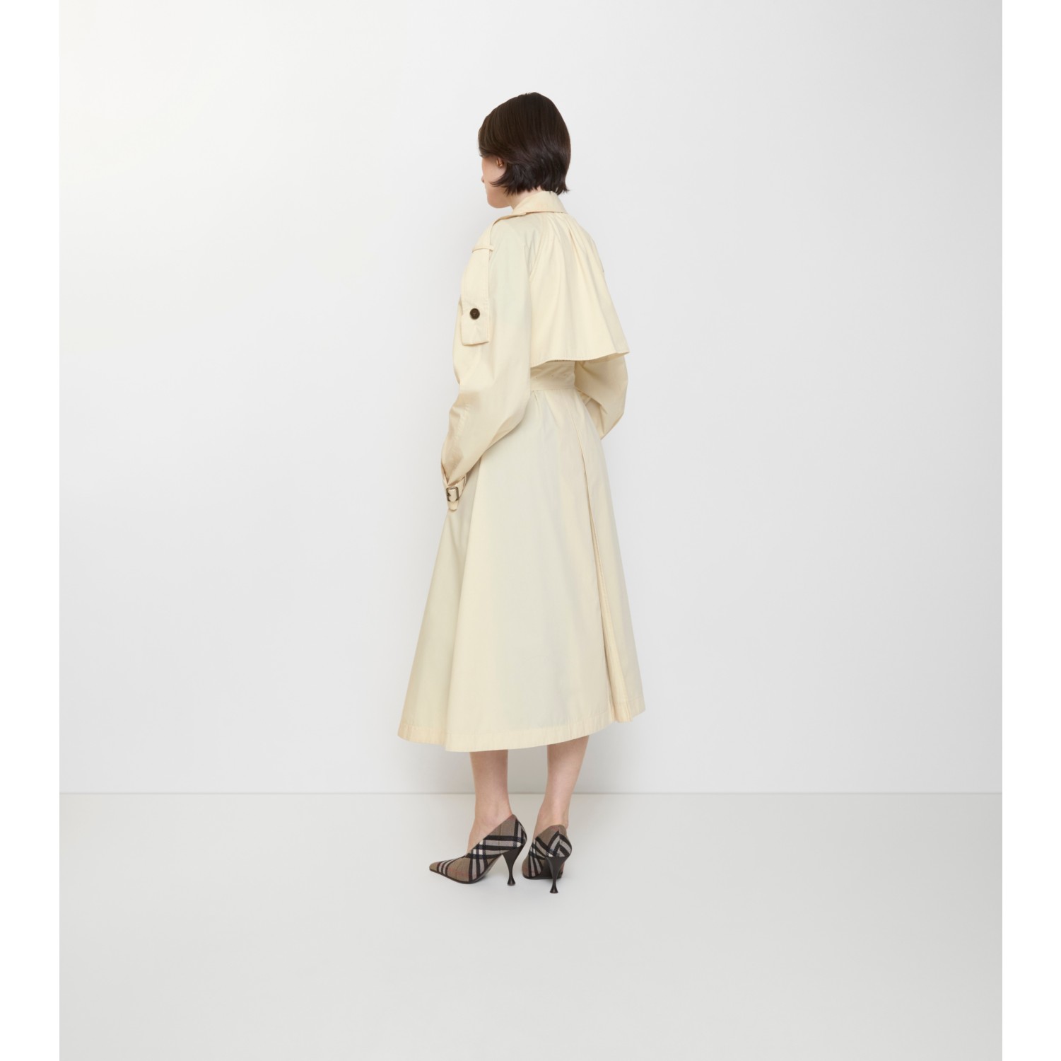 Langer Trenchcoat „Trerose“ aus Canvas