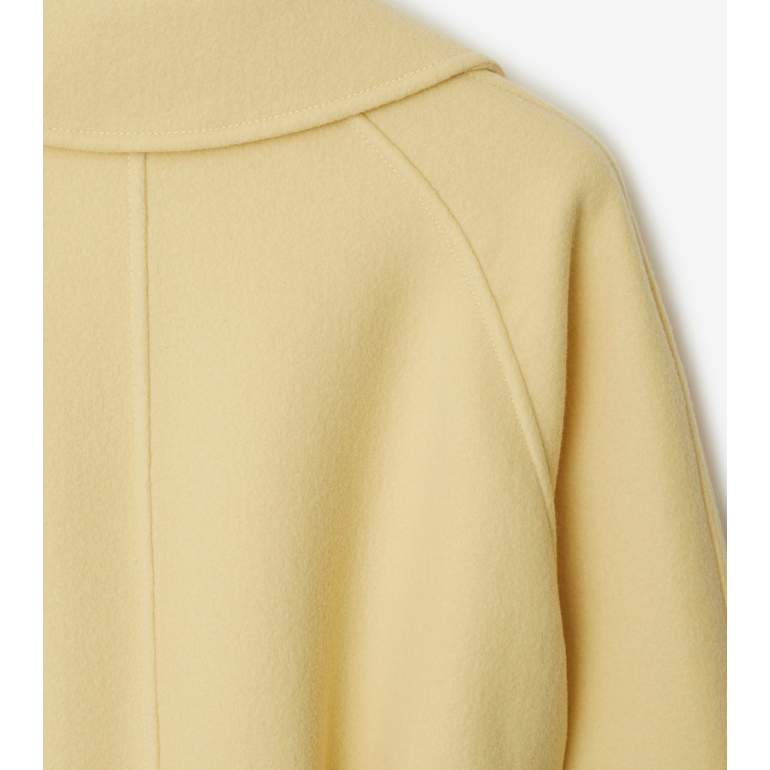 Cashmere Wrap Coat in Daffodil - Women | Burberry® Official