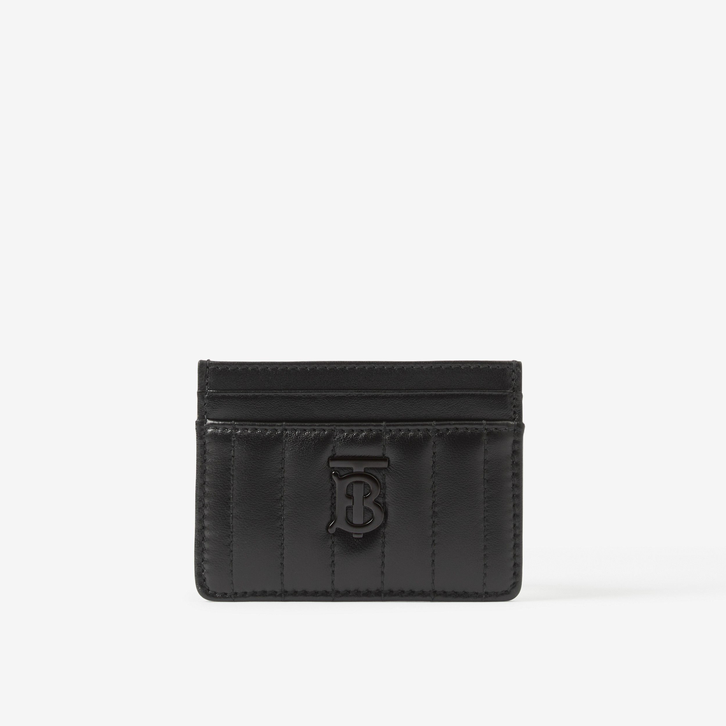 Quilted Leather Lola Card Case in Black/black - Women | Burberry® Official - 1