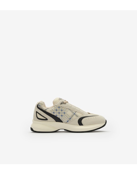 Nylon, Suede and Leather Eclipse Sneakers