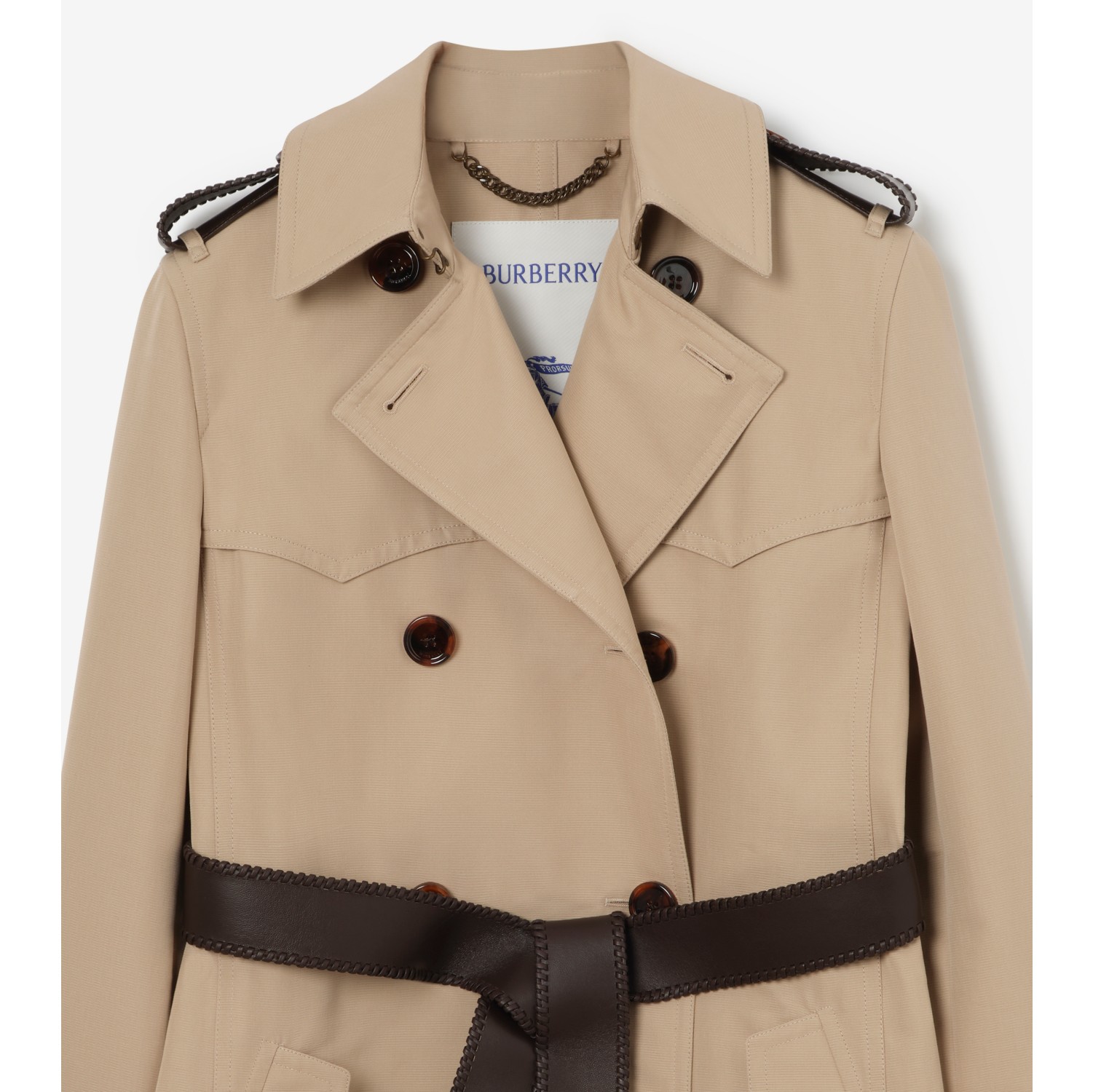 Long Silk Cotton Foxfield Trench Coat