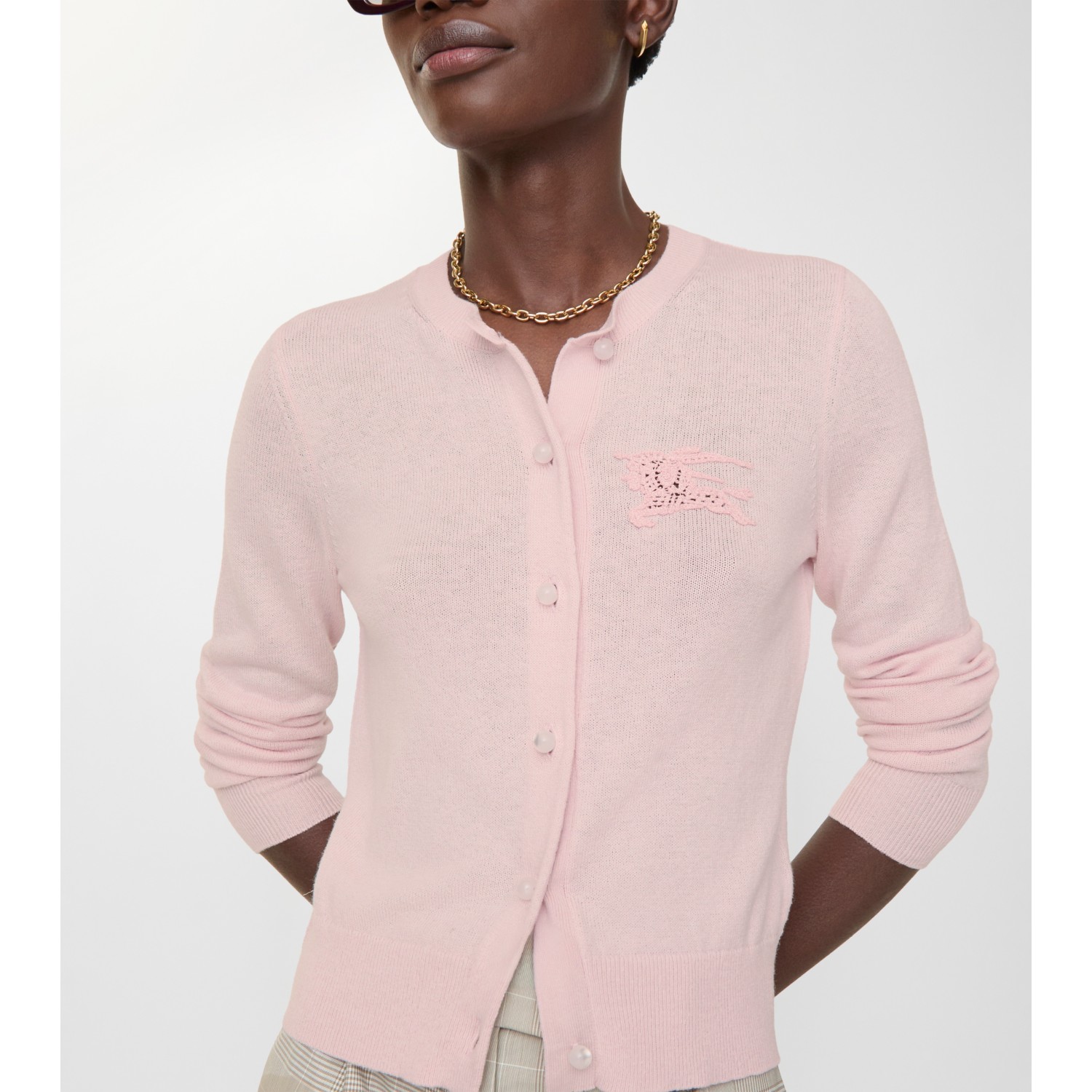 Knight Cotton Wool Cardigan - thumbnail 3