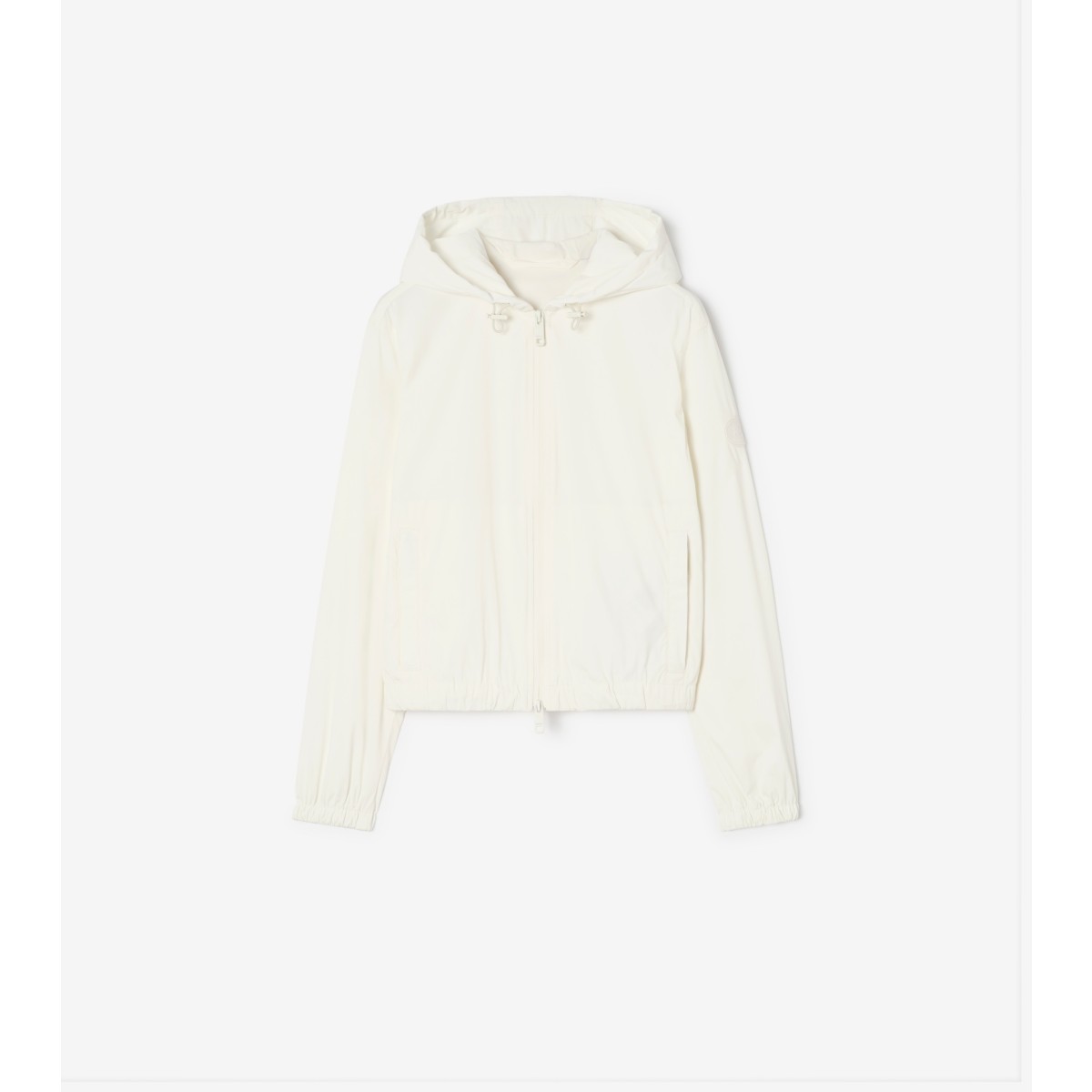  Floral Knight Stamp Hooded Jacket