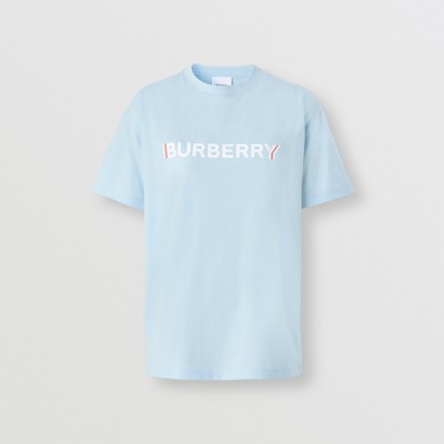 blue burberry t shirt