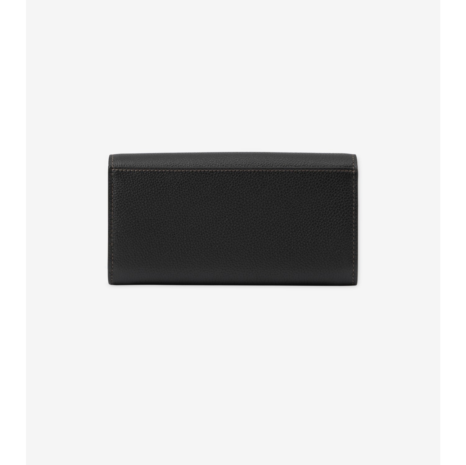 Grainy Leather TB Continental Wallet in Black Women Burberry Official