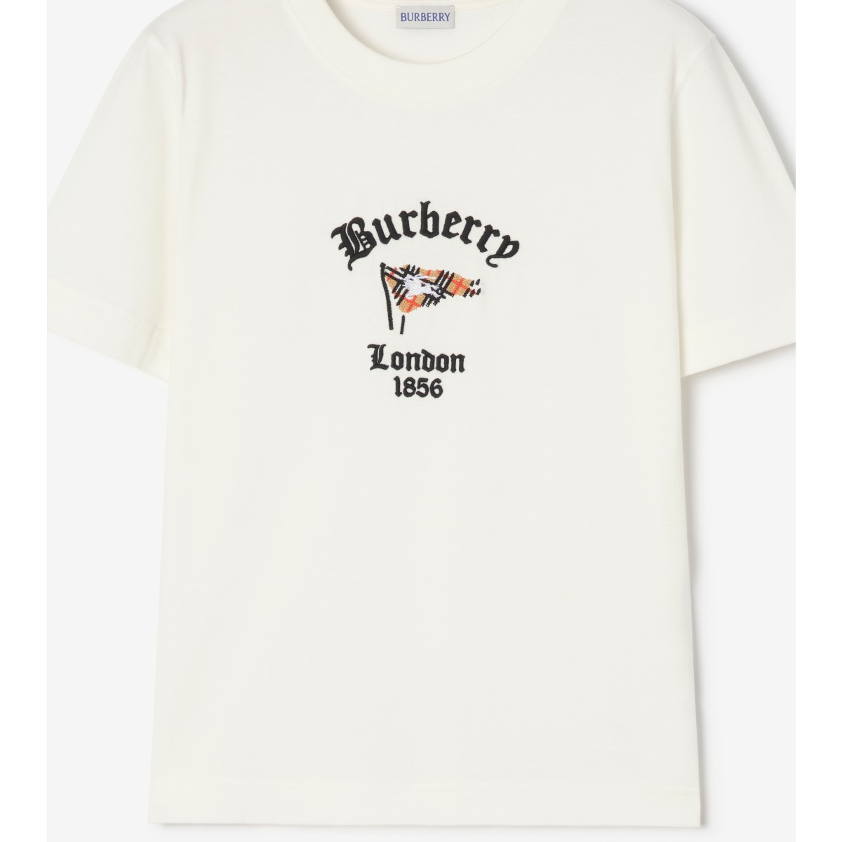  Check Flag Cotton T-shirt