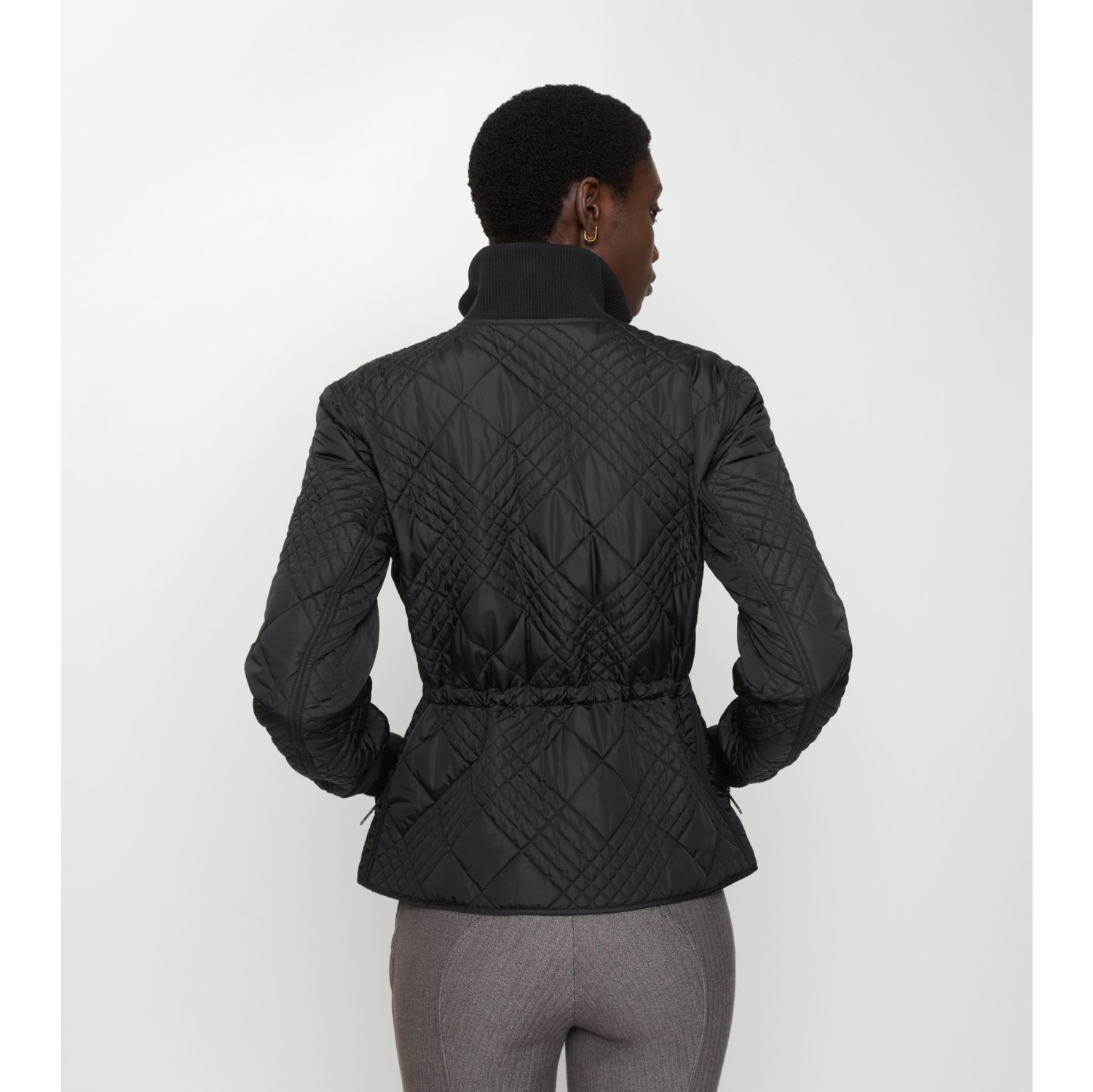 Micro Check-stitch Nylon Wakerley Jacket