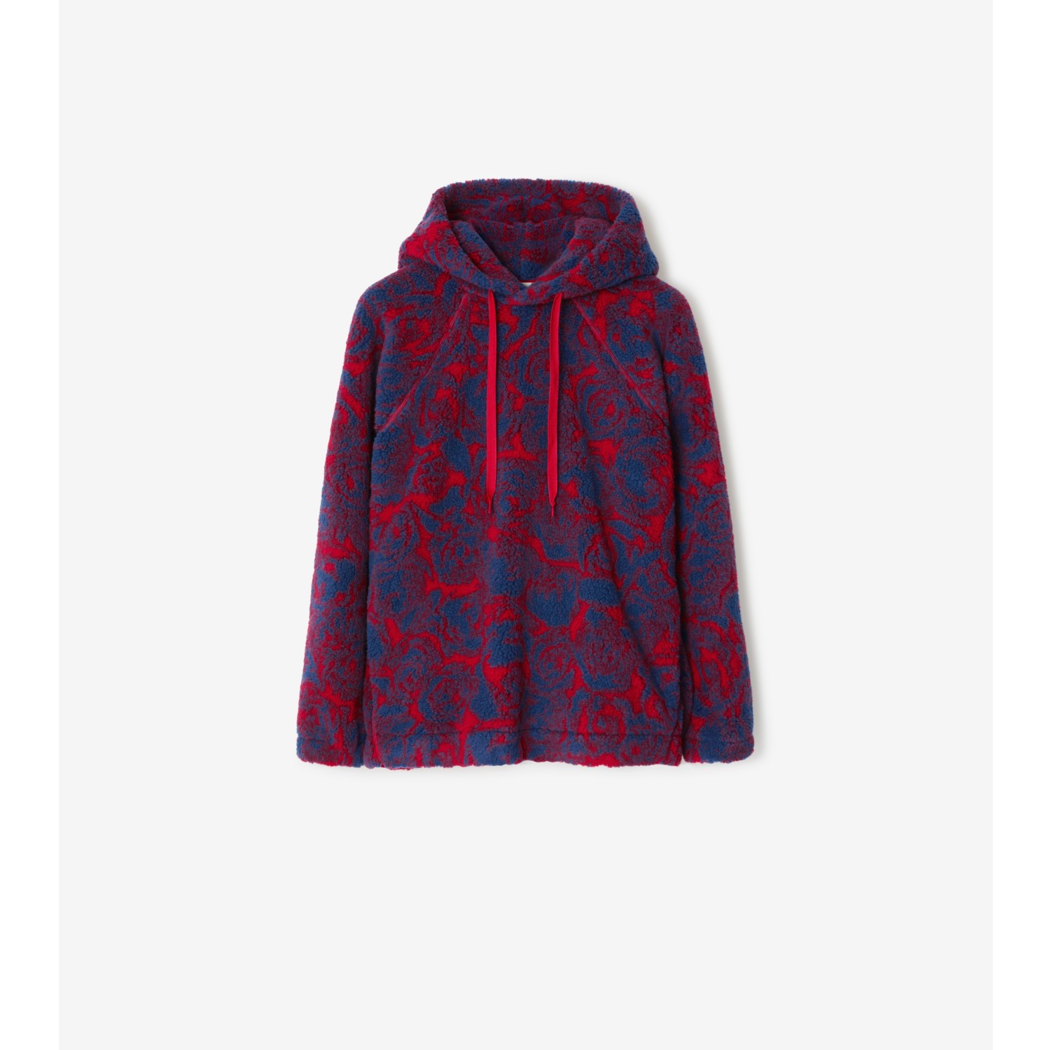 Women's Oversized Wool-Knit Monogram Hoodie, LOUIS VUITTON