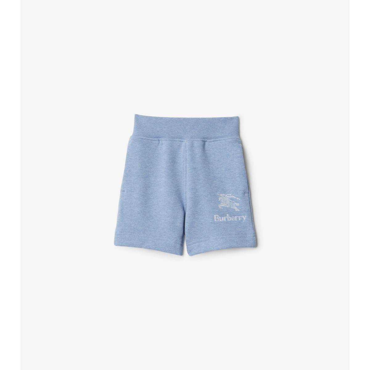 Burberry Kids'  Childrens Cotton Shorts In Light Blue Melange