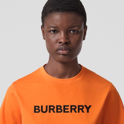 orange burberry sweatshirt