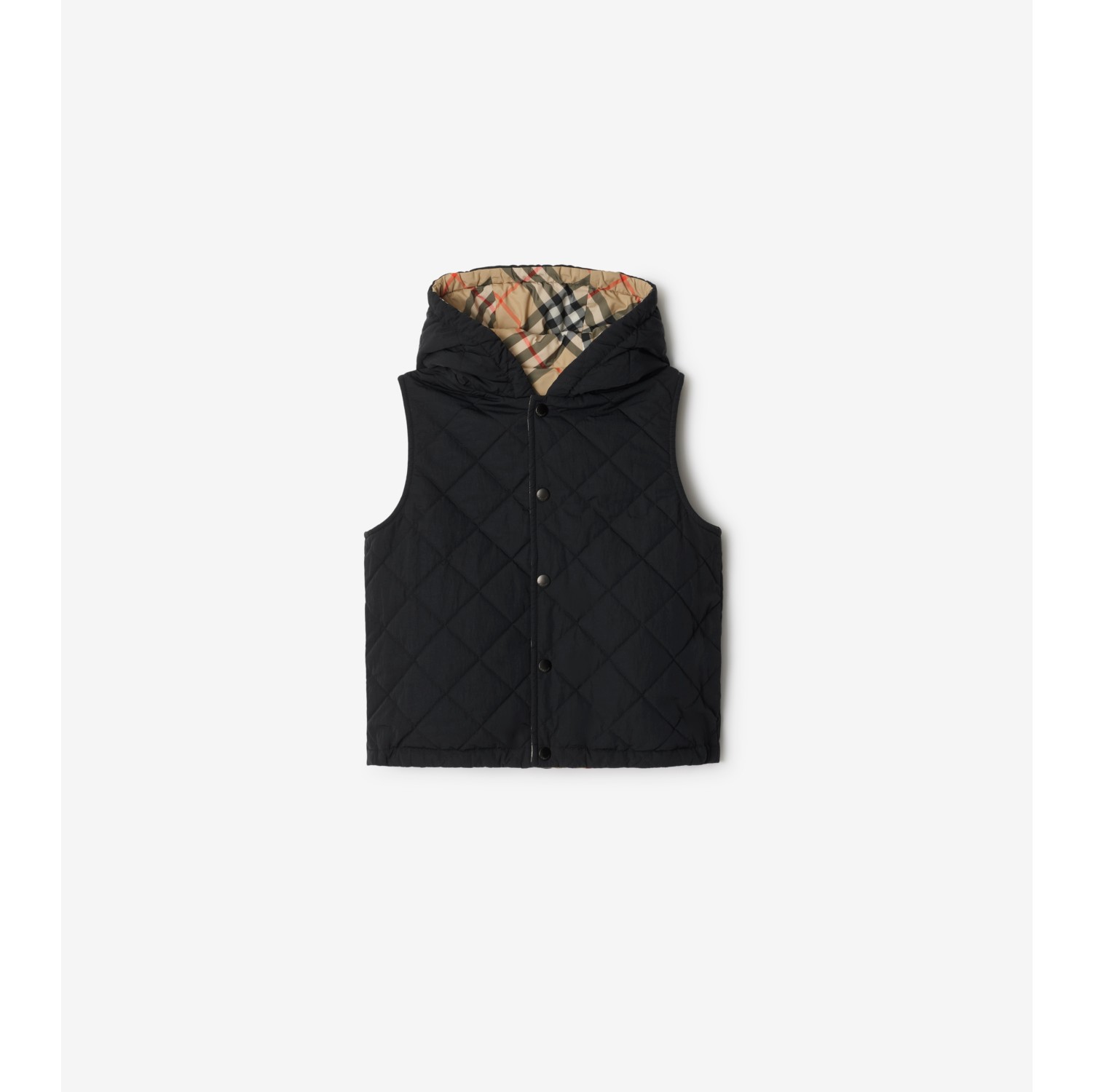 Reversible Check Gilet