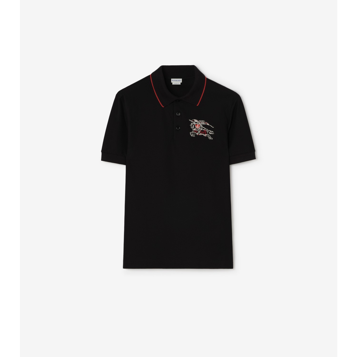 心形盾牌骑士徽标棉质 Polo 衫
