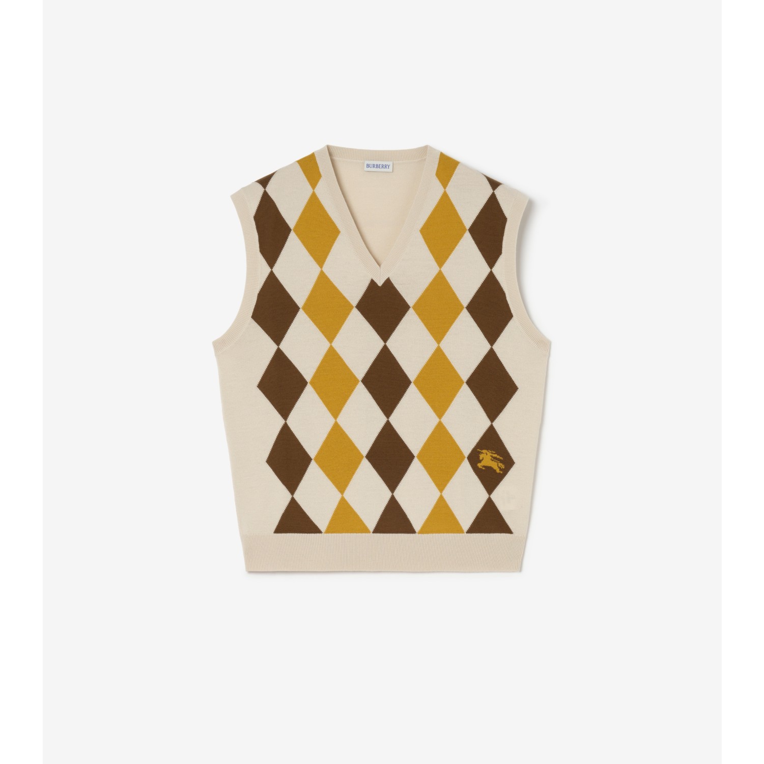 Argyle Wool Sweater Vest