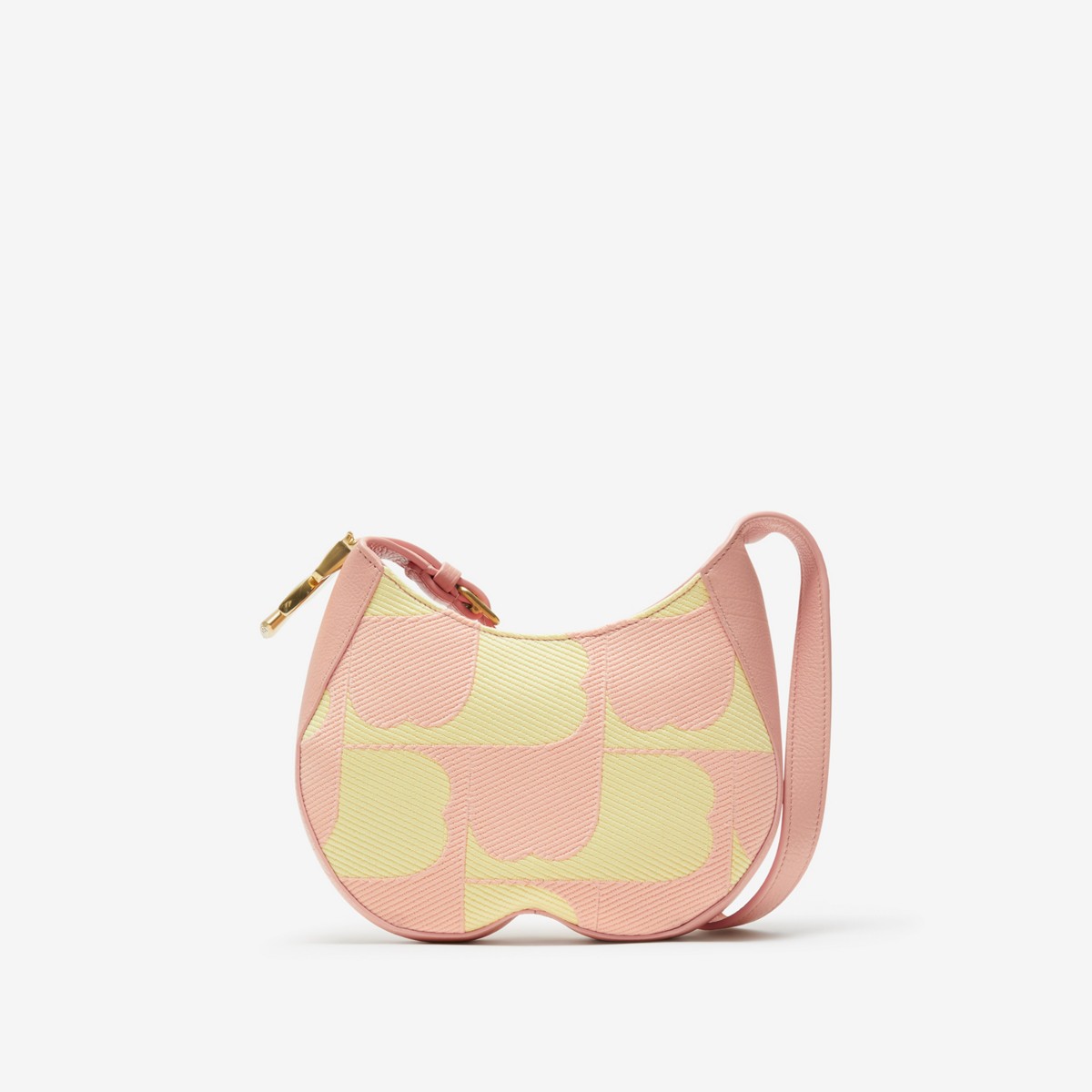 Shop Burberry Small Chess Shoulder Bag In Blush