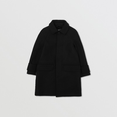 wool blend twill coat