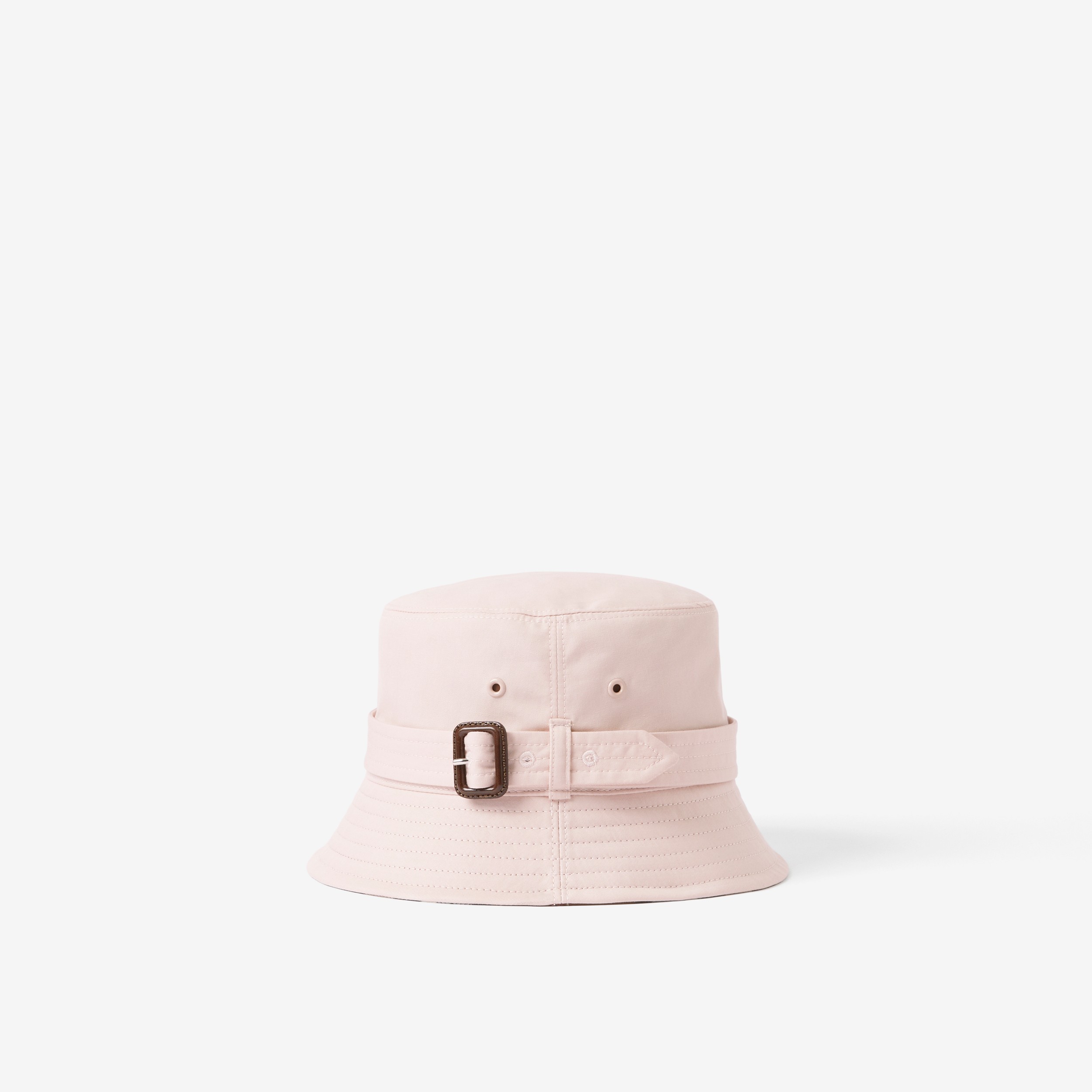 Chapéu Bucket de gabardine tropical com cinto (Rosa Doce) | Burberry® oficial - 2