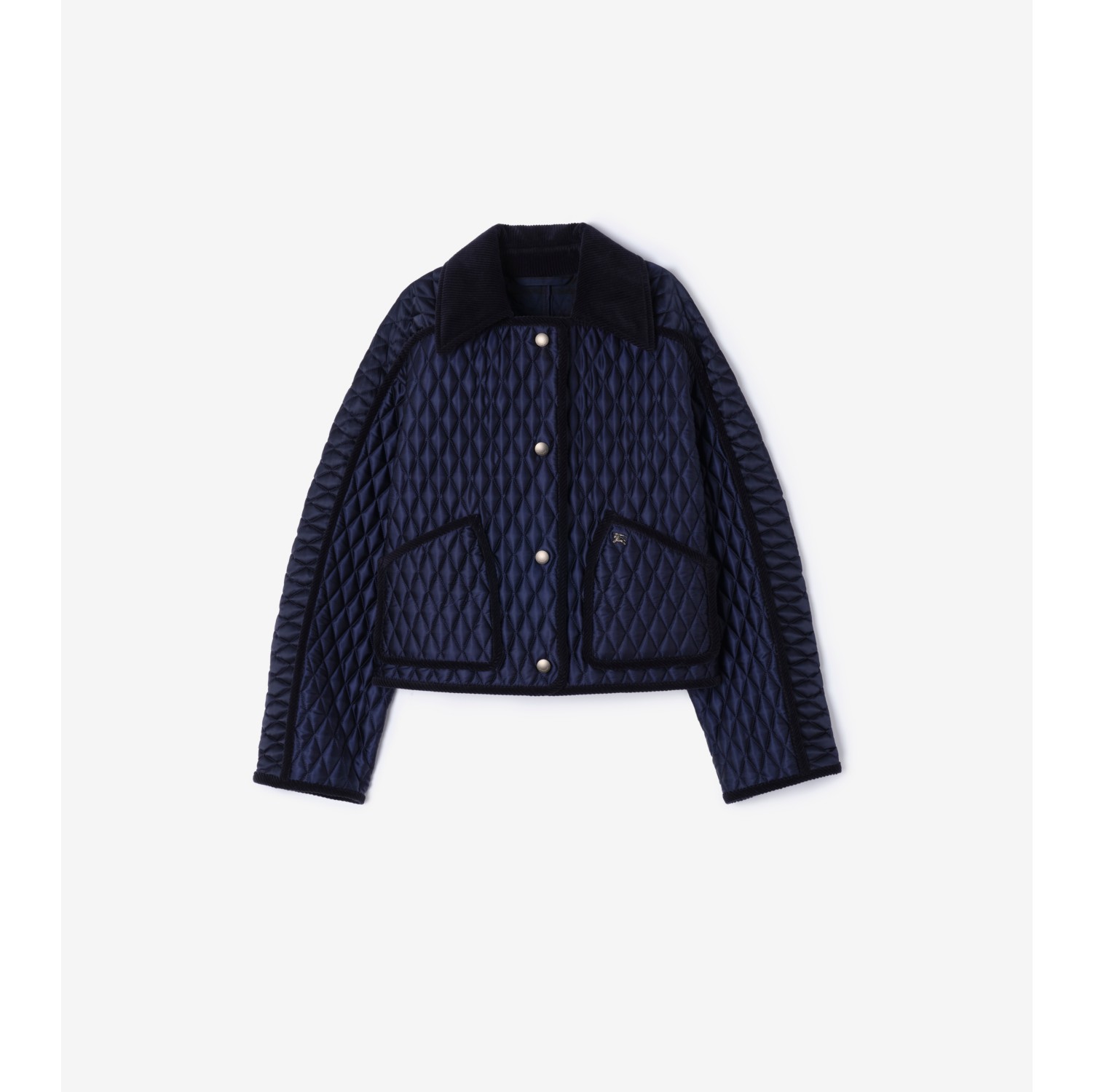 Cropped Quilted Nylon Floriston Jacket