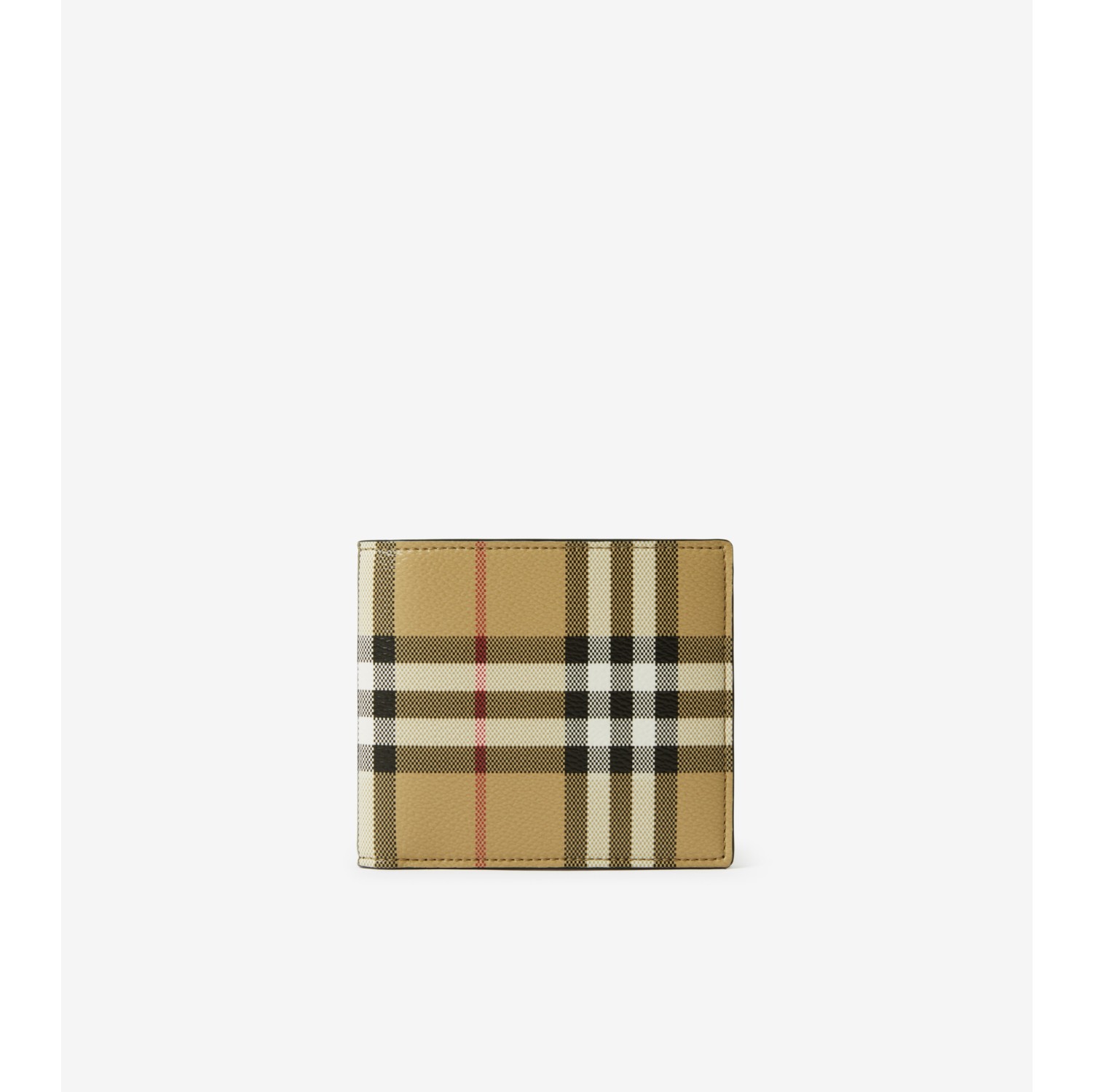 Burberry Check Bifold Wallet Black