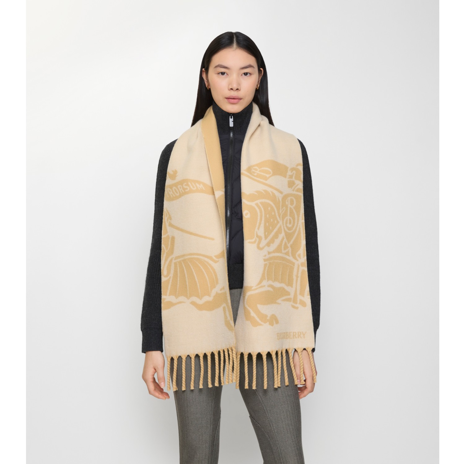 Reversible EKD Wool Scarf