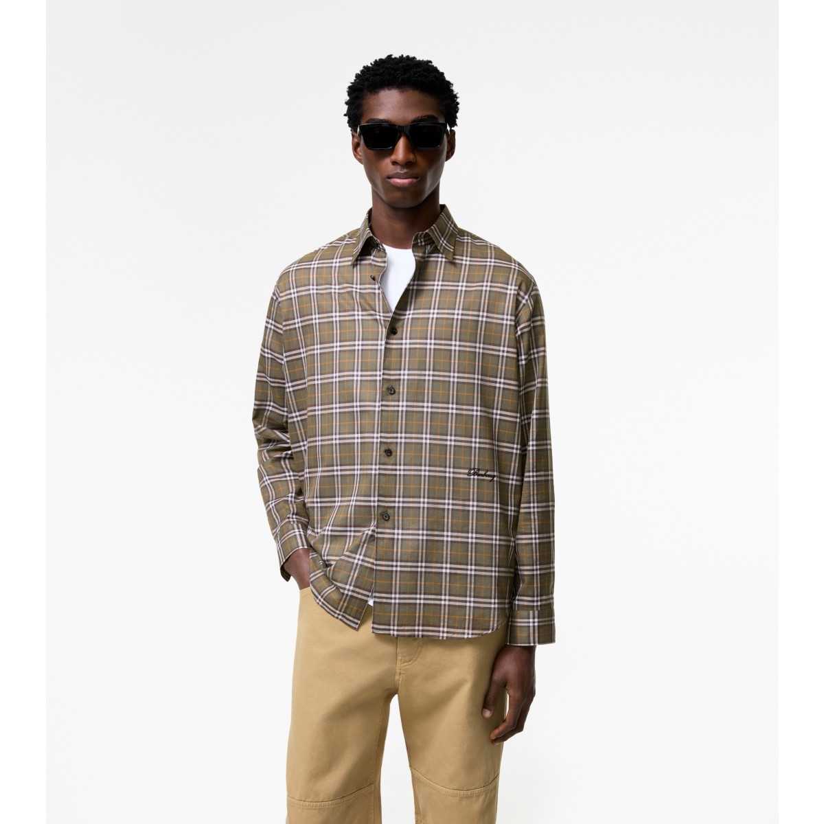  Check Relaxed Fit Cotton Shirt